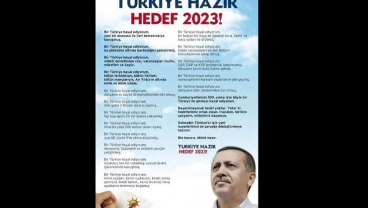 İktidarın 2023 için koyduğu 37 hedeften 34’ü tutmadı