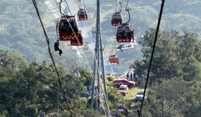 Antalya’da teleferik faciası: 1 ölü, 10 yaralı