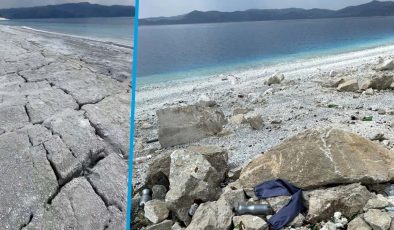 Salda Gölü’nde kuruma ve çöp tehlikesi: Doğal güzellik yok oluyor