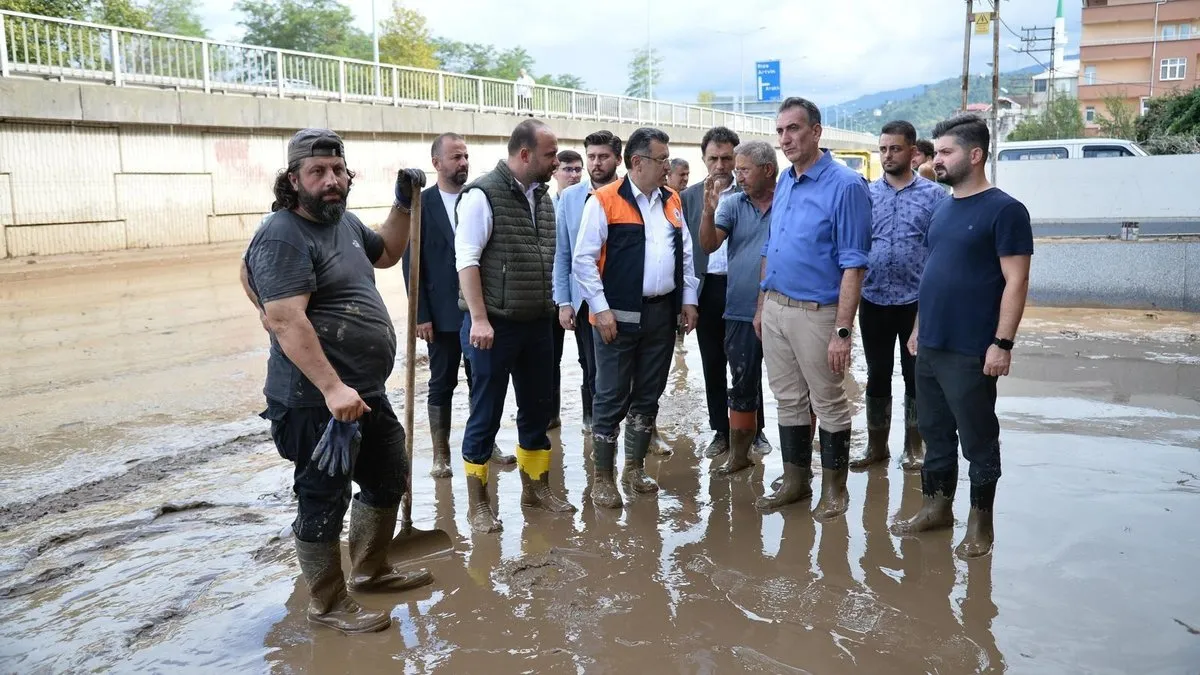 Sel mağduru ilçelerde hayat normale dönüyor